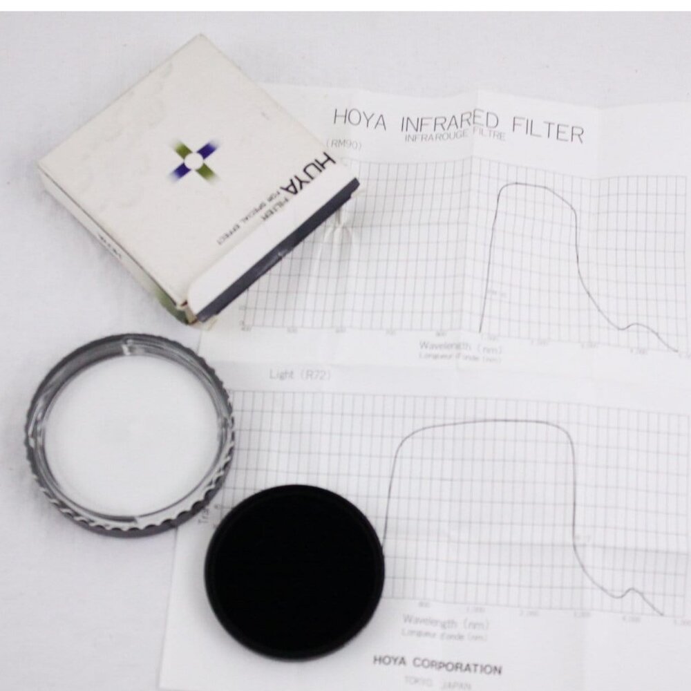 HOYA Infrared filter, 55mm R72 Vintage traditional film photography special